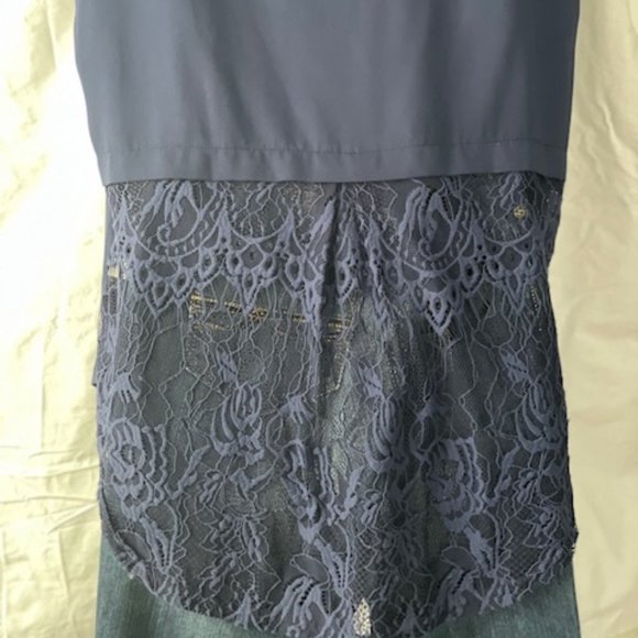 Nine West Sleeveless Beaded Lace Blouse NWT - Picture 7 of 7